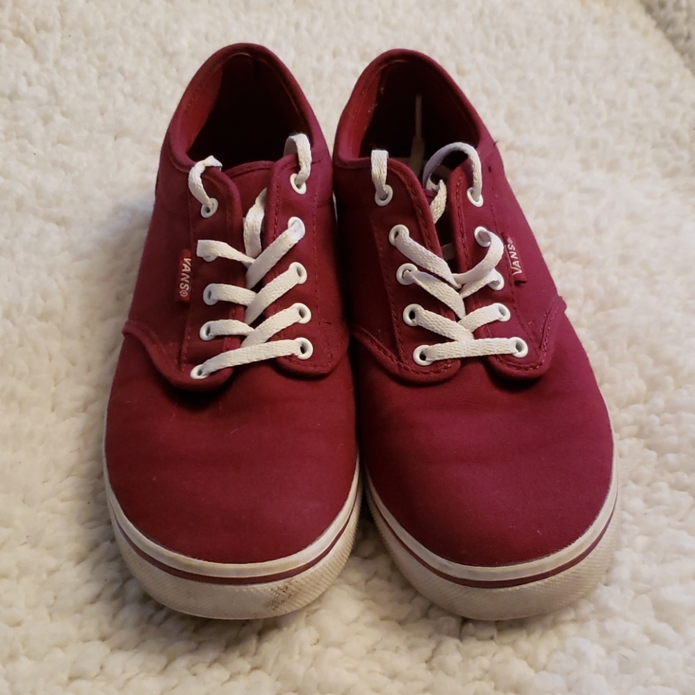 Burgandy Vans original